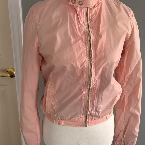 Women's Peach Members Only Nylon Jacket - Picture 3 of 7